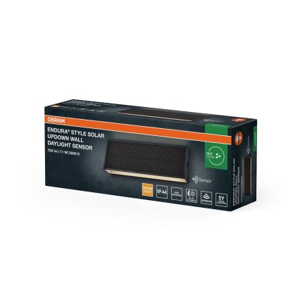Osram - LED dimmelhető napelemes fali lámpatest ENDURA STYLE LED/7,1W/4,2V 2000 mAh IP44 antracit