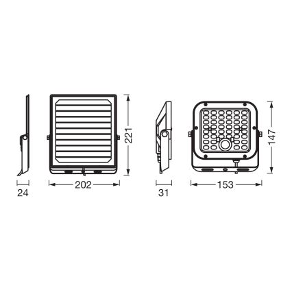 Osram - LED dimmelhető napelemes reflektor érzékelővel ENDURA LED/10W/4,2V 4000K IP65 fekete + távirányító
