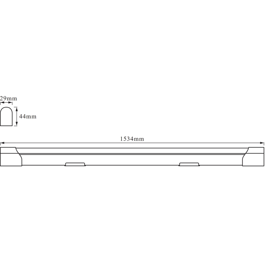 Osram - LED pult alatti lámpatest BATTEN LED/24W/230V 153,4 cm