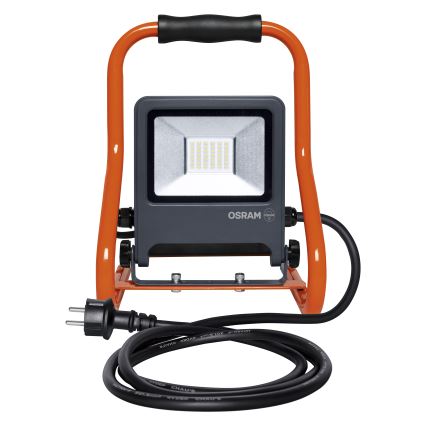 Osram - LED-reflektor állvánnyal R-STAND LED/30W/230V 4000K P44 narancssárga