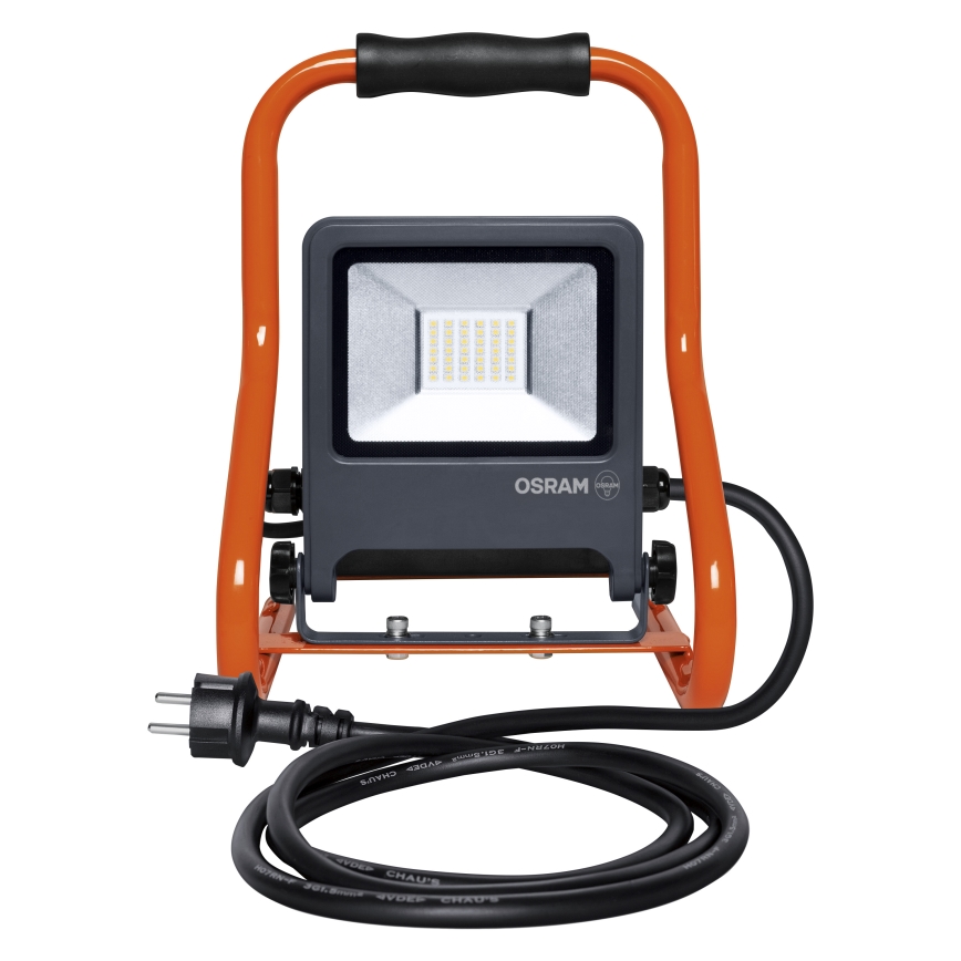 Osram - LED-reflektor állvánnyal R-STAND LED/30W/230V 4000K P44 narancssárga