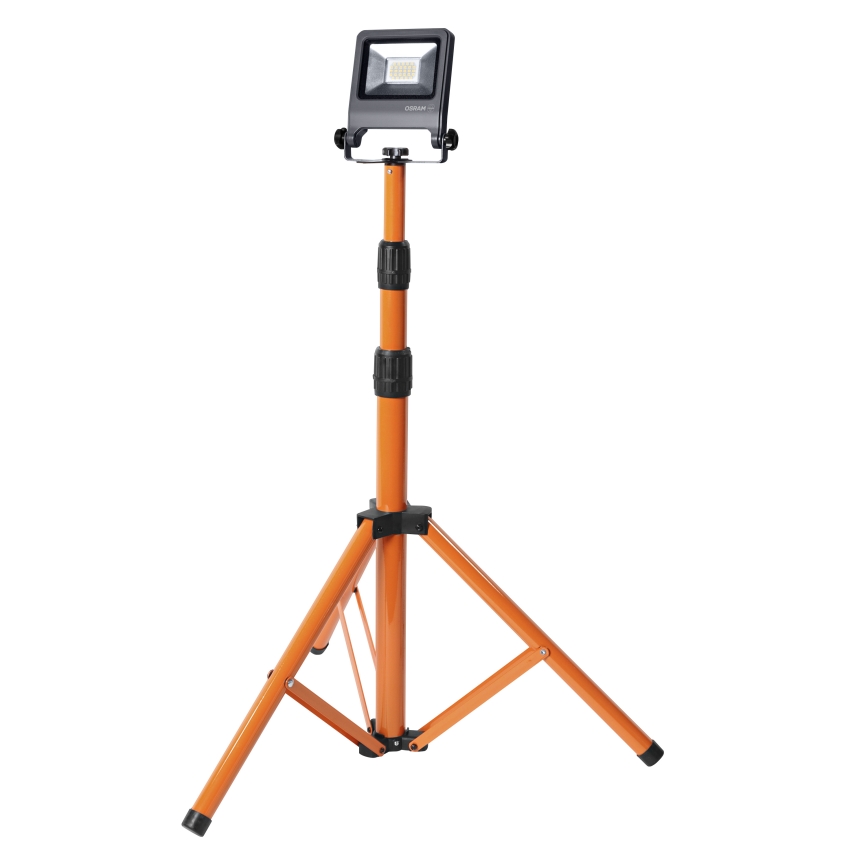 Osram - LED reflektor állvánnyal TRIPOD LED/20W/230V 4000K IP65 narancssárga