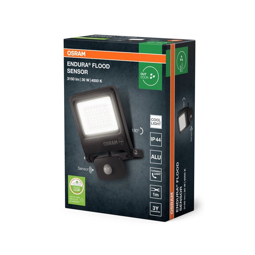 Osram - LED-reflektor érzékelővel ENDURA LED/30W/230V IP44
