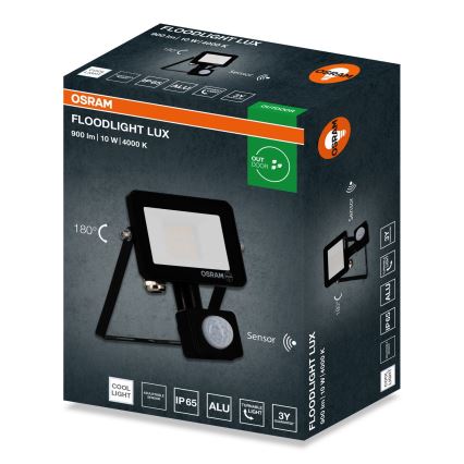 Osram - LED reflektor érzékelővel FLOODLIGHT LED/10W/230V 4000K IP65