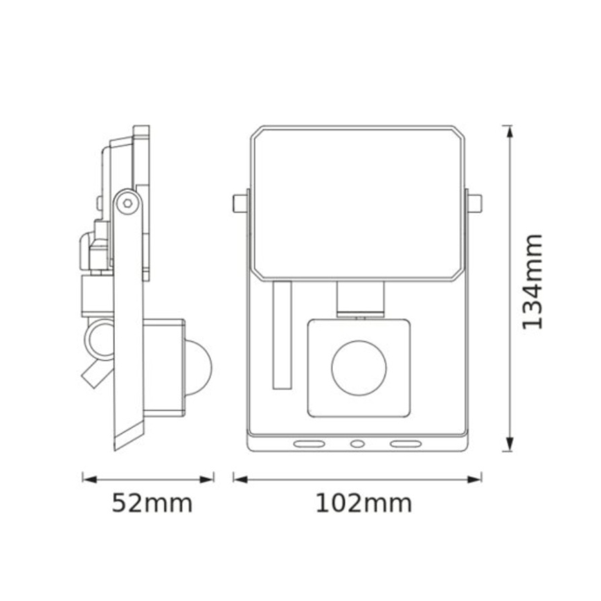 Osram - LED reflektor érzékelővel FLOODLIGHT LED/10W/230V 4000K IP65