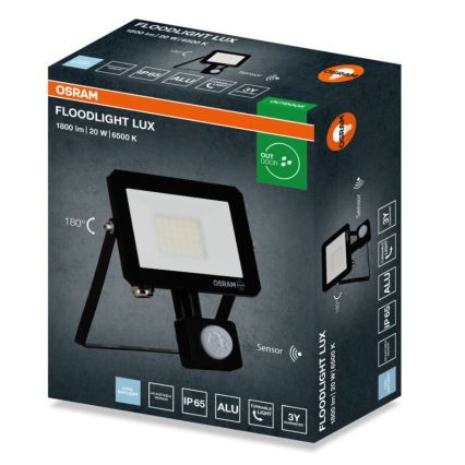 Osram - LED reflektor érzékelővel FLOODLIGHT LED/20W/230V 6500K IP65