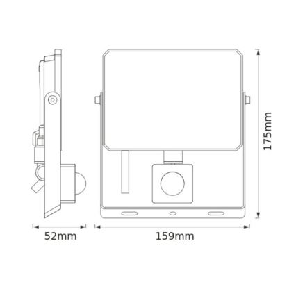 Osram - LED reflektor érzékelővel FLOODLIGHT LED/30W/230V 3000K IP65