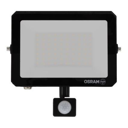 Osram - LED reflektor mozgás- és alkonyérzékelővel FLOODLIGHT LED/50W/230V 6500K IP65 fekete