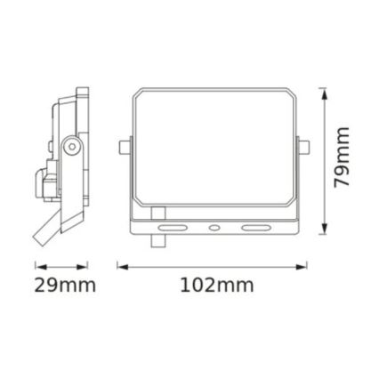 Osram - LED reflektor FLOODLIGHT LED/10W/230V 4000K IP65