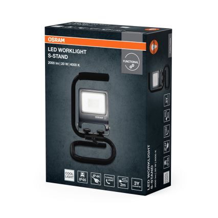 Osram - LED reflektor S-STAND tartóval LED/20W/230V 4000K IP65 antracit