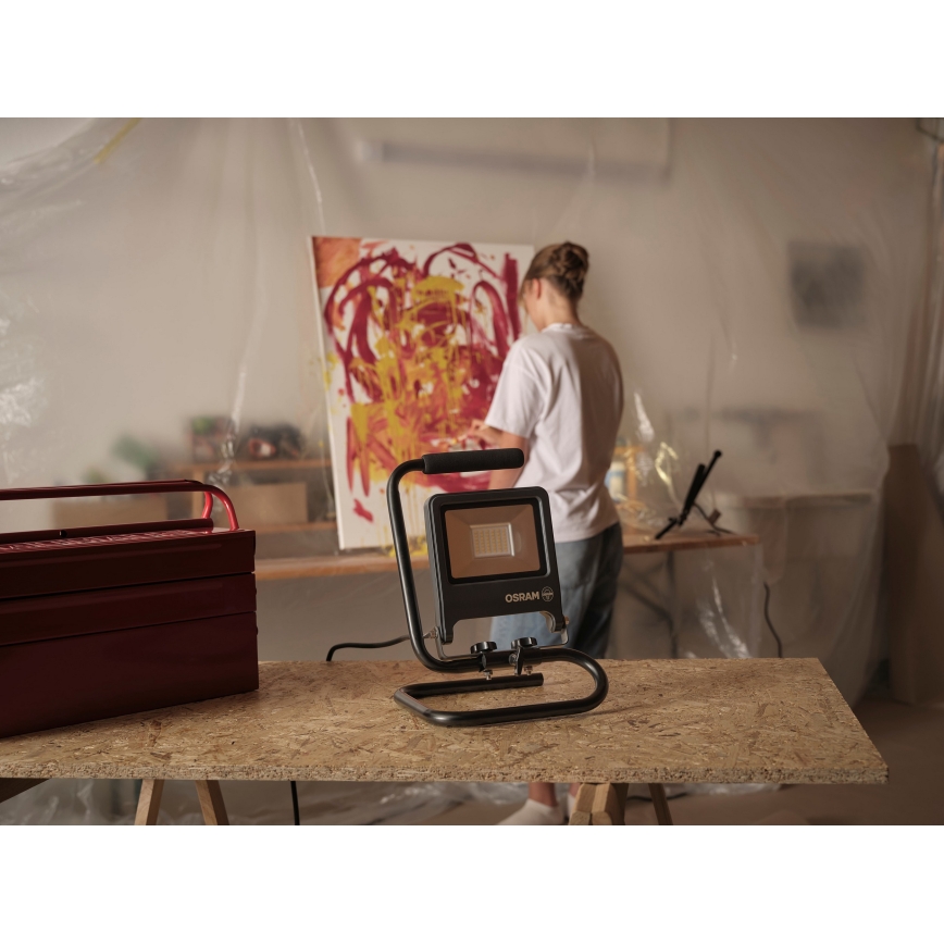 Osram - LED reflektor tartóval S-STAND LED/30W/230V 4000K IP65 antracit