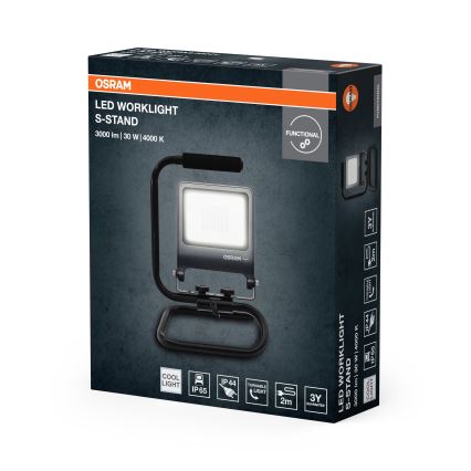 Osram - LED reflektor tartóval S-STAND LED/30W/230V 4000K IP65 antracit