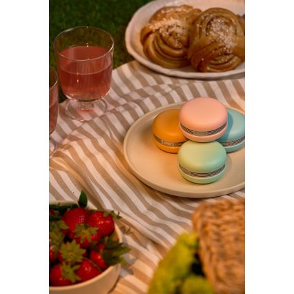 Osram - LED RGB fényerőszabályozható hangszóró SMART+ MACARON LED/1,75W/3,7V 450 mAh narancssárga