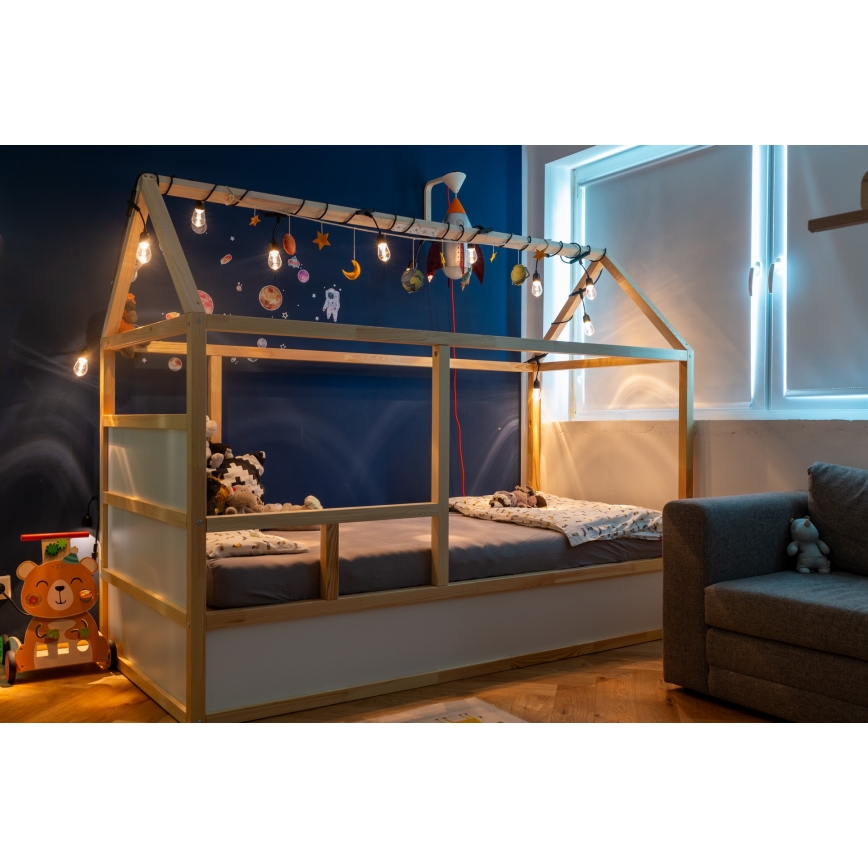Osram - LED RGB dimmelhető kültéri fényfüzér SMART+ STRING 12xLED/230V 7,47m IP44 Wi-Fi