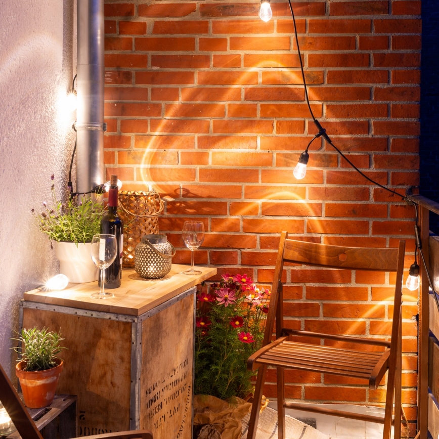 Osram - LED RGB dimmelhető kültéri fényfüzér SMART+ STRING 12xLED/230V 7,47m IP44 Wi-Fi