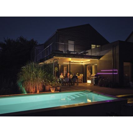 Osram - fényerőszabályozható RGB LED kültéri szalag FLEX 10m LED/70W/230V IP65 + távirányító