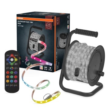 Osram - LED RGB dimmelhető kültéri szalag FLEX 15m LED/100W/230V IP65 + távirányító