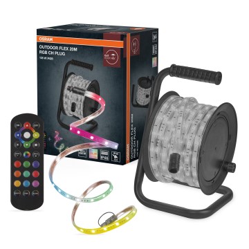 Osram - LED RGB dimmelhető kültéri szalag FLEX 20m LED/135W/230V IP65 + távirányító