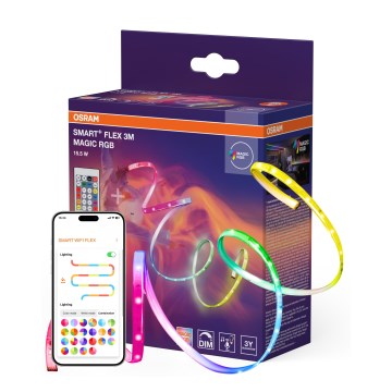 Osram - LED RGB dimmelhető szalag SMART+ MAGIC FLEX 3m LED/15,5W/230V Wi-Fi + távirányító