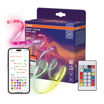 Osram - LED RGB dimmelhető szalag SMART+ MAGIC FLEX 5m LED/24W/230V Wi-Fi + távirányító