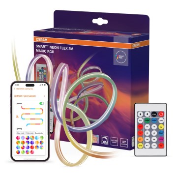 Osram - LED RGB fényerőszabályozható kültéri szalag SMART+ MAGIC 3m LED/15W/230V IP44 Wi-Fi+ távirányító