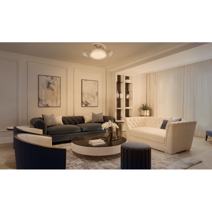 Osram - RGB LED dimmelhető mennyezeti lámpatest ventilátorral CIERZO LED/35W/230V 3000-6500K + távirányító