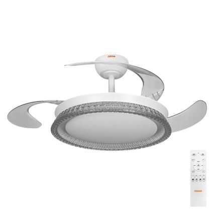 Osram - RGB LED dimmelhető mennyezeti lámpatest ventilátorral CIERZO LED/35W/230V 3000-6500K + távirányító