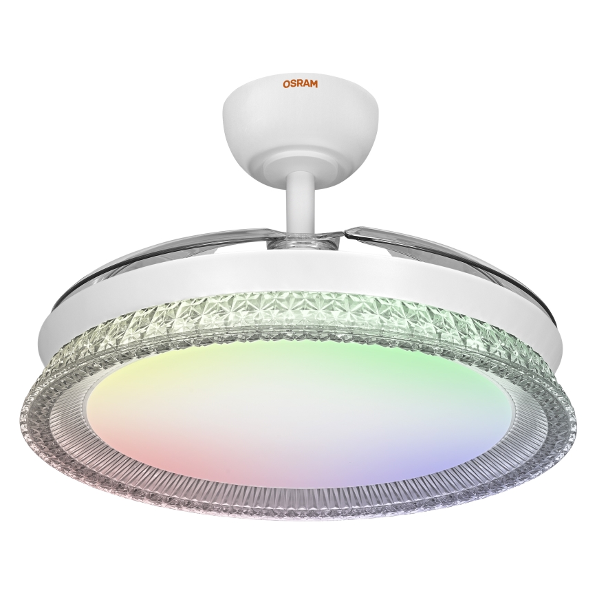 Osram - RGB LED dimmelhető mennyezeti lámpatest ventilátorral CIERZO LED/35W/230V 3000-6500K + távirányító