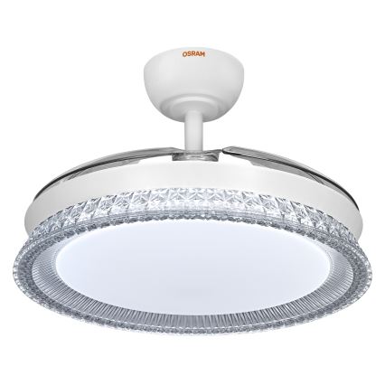 Osram - RGB LED dimmelhető mennyezeti lámpatest ventilátorral CIERZO LED/35W/230V 3000-6500K + távirányító