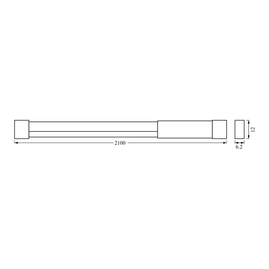 Osram - LED RGBW dimmelhető szalag NEON FLEX 2m LED/4W/5V + távirányító
