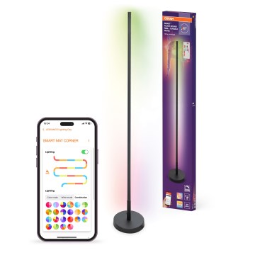 Osram - LED RGBW dimmelhető állólámpa SMART+ FLOOR LED/14W/230V 2700–6500K Wi‑Fi fekete + távirányító