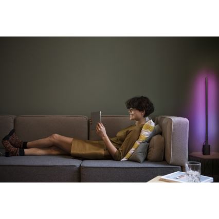 Osram - LED RGBW dimmelhető állólámpa SMART+ FLOOR LED/8W/230V 2700-6500K Wi-Fi fekete + távirányító