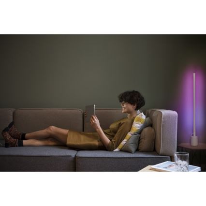 Osram - LED RGBW fényerőszabályozható állólámpa SMART+ FLOOR LED/8W/230V 2700-6500K Wi‑Fi fehér + távirányító