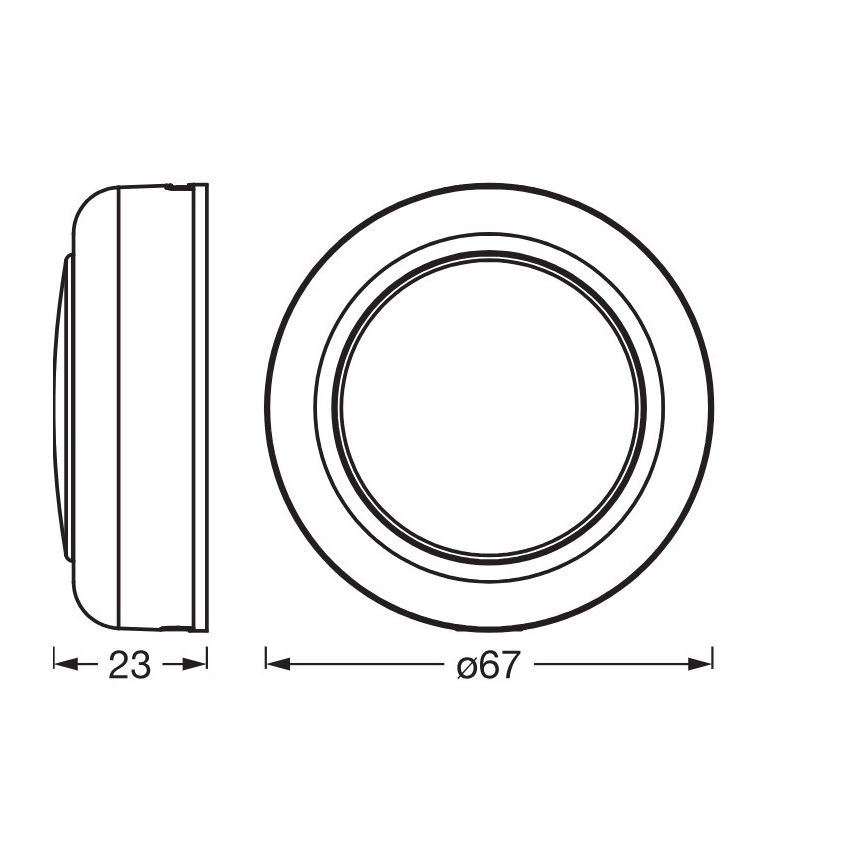 Osram - LED RGBW dimmelhető érintésvezérlésű irányfény SMART+ DOT-IT LED/0,5W/3,7V 300 mAh