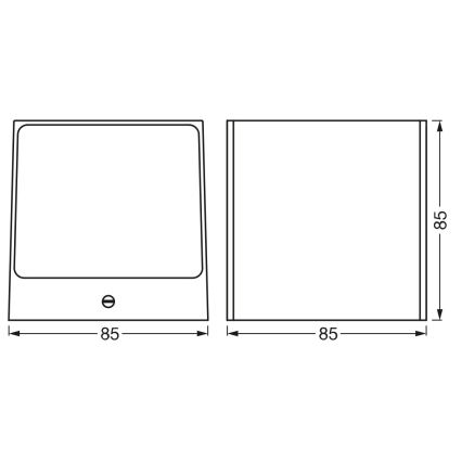 Osram - SMART+ BRICK RGBW LED dimmelhető kültéri fali lámpa LED/14W/230V IP44 Wi-Fi