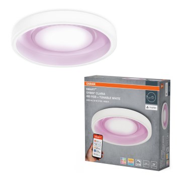 Osram- LED RGBW dimmelhető mennyezeti lámpa SMART+ CLARIA LED/32W/230V átm. 49 cm 2700-6500K Wi-Fi