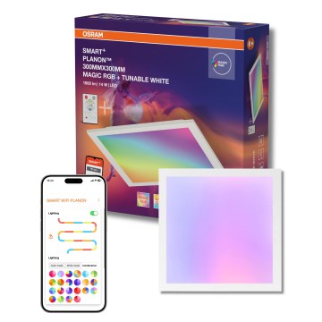 Osram - LED RGBW Dimmelhető mennyezeti lámpatest SMART+ MAGIC LED/14W/230V 2700-6500K 30x30 cm Wi-Fi + távirányító