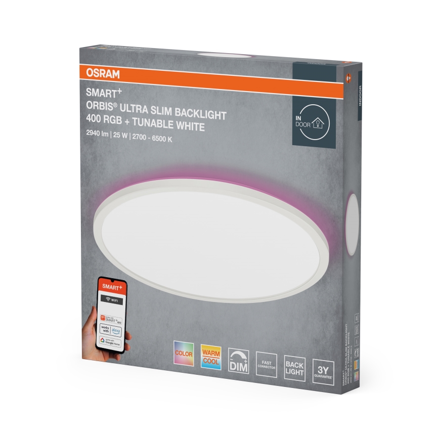 Osram - LED RGBW Fényerőszabályozható mennyezeti lámpa SMART+ ORBIS LED/25W/230V átmérő 40 cm 2700-6500K Wi-Fi