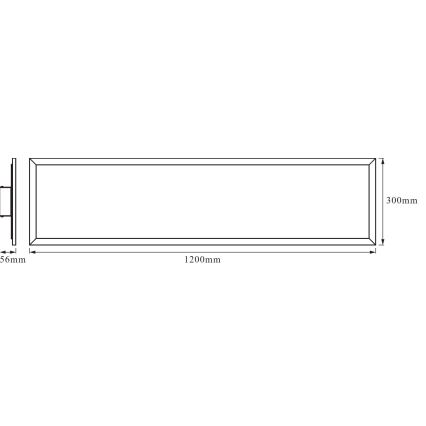 Osram - LED RGBW dimmelhető mennyezeti lámpatest SMART+ PLANON LED/36W/230V 120x30 cm Wi-Fi