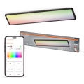 Osram - LED RGBW Dimmelhető mennyezeti lámpatest SMART+ PLANON LED/40W/230V 2800-6500K 98x20 cm Wi-Fi IP54 fekete