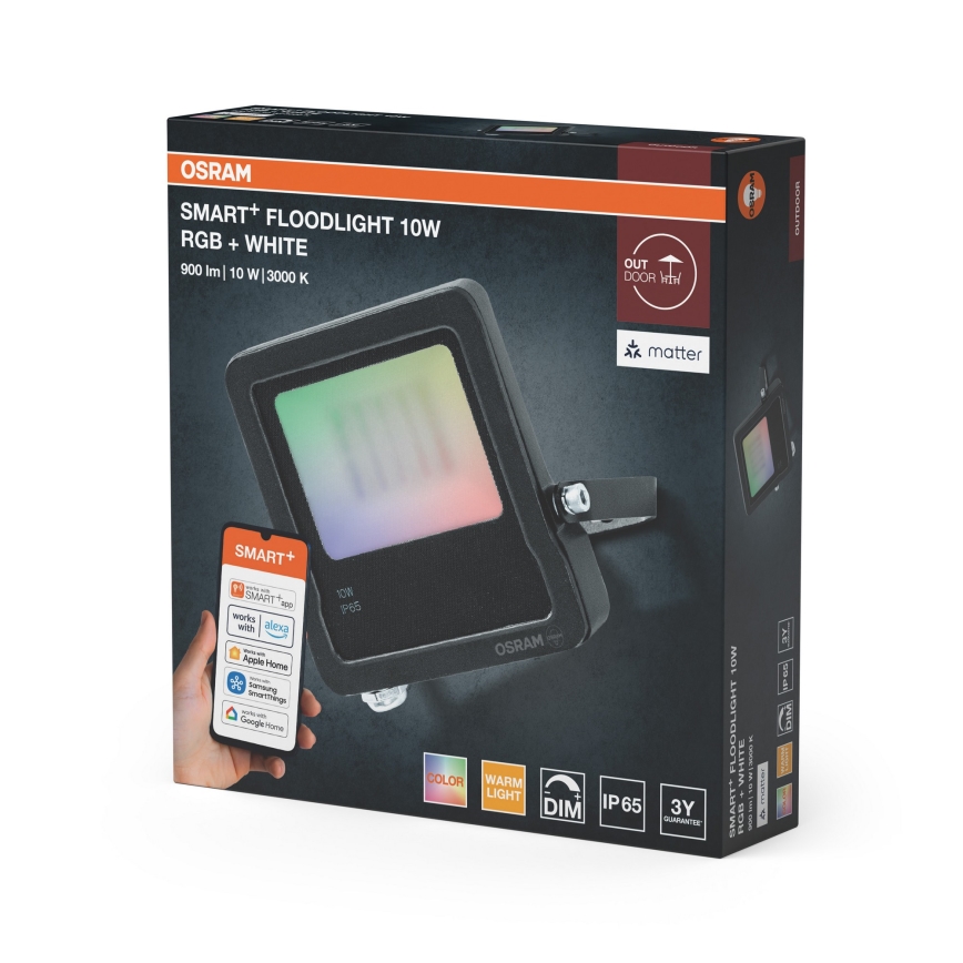 Osram - LED RGBW dimmelhető reflektor SMART+ FLOODLIGHT LED/10W/230V IP65 Wi-Fi