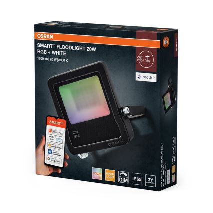 Osram - LED RGBW dimmelhető reflektor SMART+ FLOODLIGHT LED/20W/230V IP65 Wi-Fi