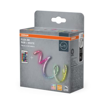 Osram - LED RGBW dimmelhető szalag FLEX 3m LED/10W/230V + távvezérlő