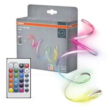 Osram - LED RGBW Dimmelhető szalag FLEX COB 5m LED/24W/230V 2700-6500K + távirányító