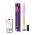 Osram - LED RGBW, fényerőszabályozható állólámpa SMART+ MAGIC LED/11,5W/230V 2700-6500K ezüst Wi-Fi + távirányító