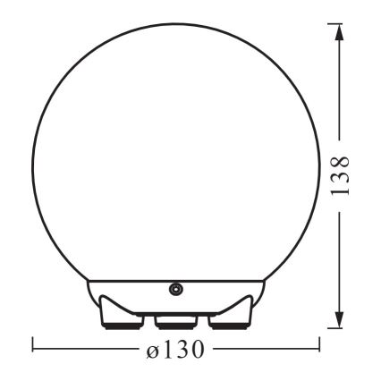 Ledvance - LED RGBW dimmelhető asztali lámpa SMART+ MAGIC LED/2,5W/5V 2200-6500K Wi-Fi fehér