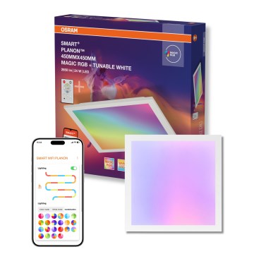 Osram - LED RGBW Fényerőszabályozható mennyezeti lámpa SMART+ MAGIC LED/24W/230V 2700-6500K 45x45 cm Wi-Fi + távirányító