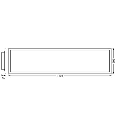 Osram - LED RGBW dimmelhető mennyezeti lámpatest SMART+ MAGIC LED/36W/230V 2700-6500K Wi-Fi + távirányító
