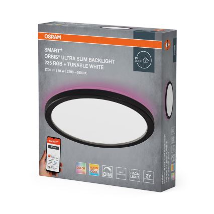 Osram - LED RGBW fényerőszabályozható mennyezeti lámpatest SMART+ ORBIS LED/19W/230V átmérő 23,5 cm 2700-6500K Wi-Fi