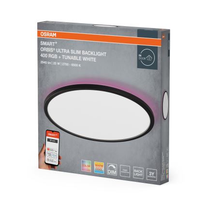 Osram - LED RGBW dimmelhető mennyezeti lámpa SMART+ ORBIS LED/25W/230V Ø 40 cm 2700-6500K Wi-Fi
